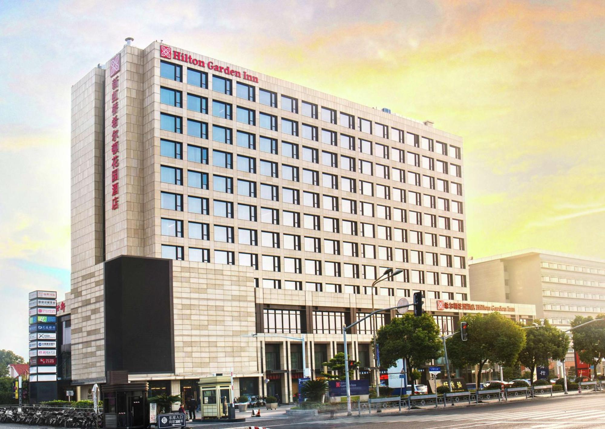 Hilton Garden Inn Shanghai Hongqiao Necc Kültér fotó